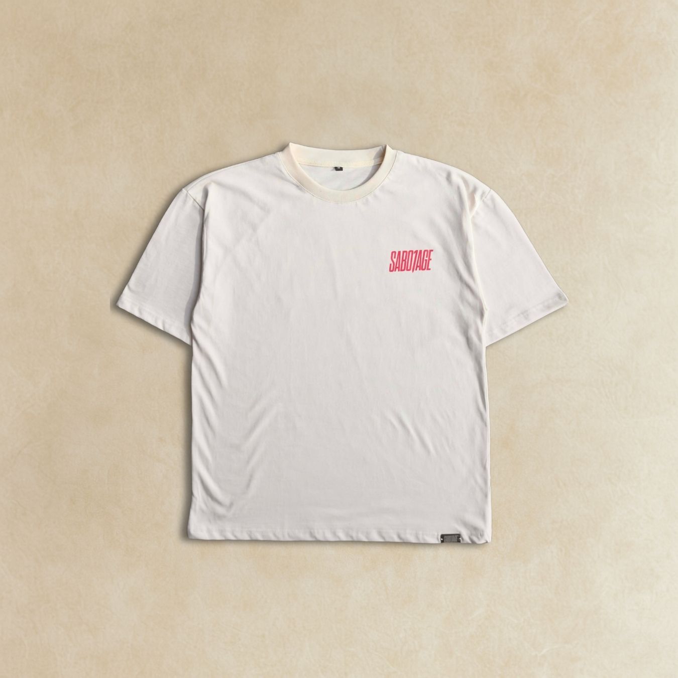 Premium streetwear flat lay front luxury launch t-shirt made in Portugal