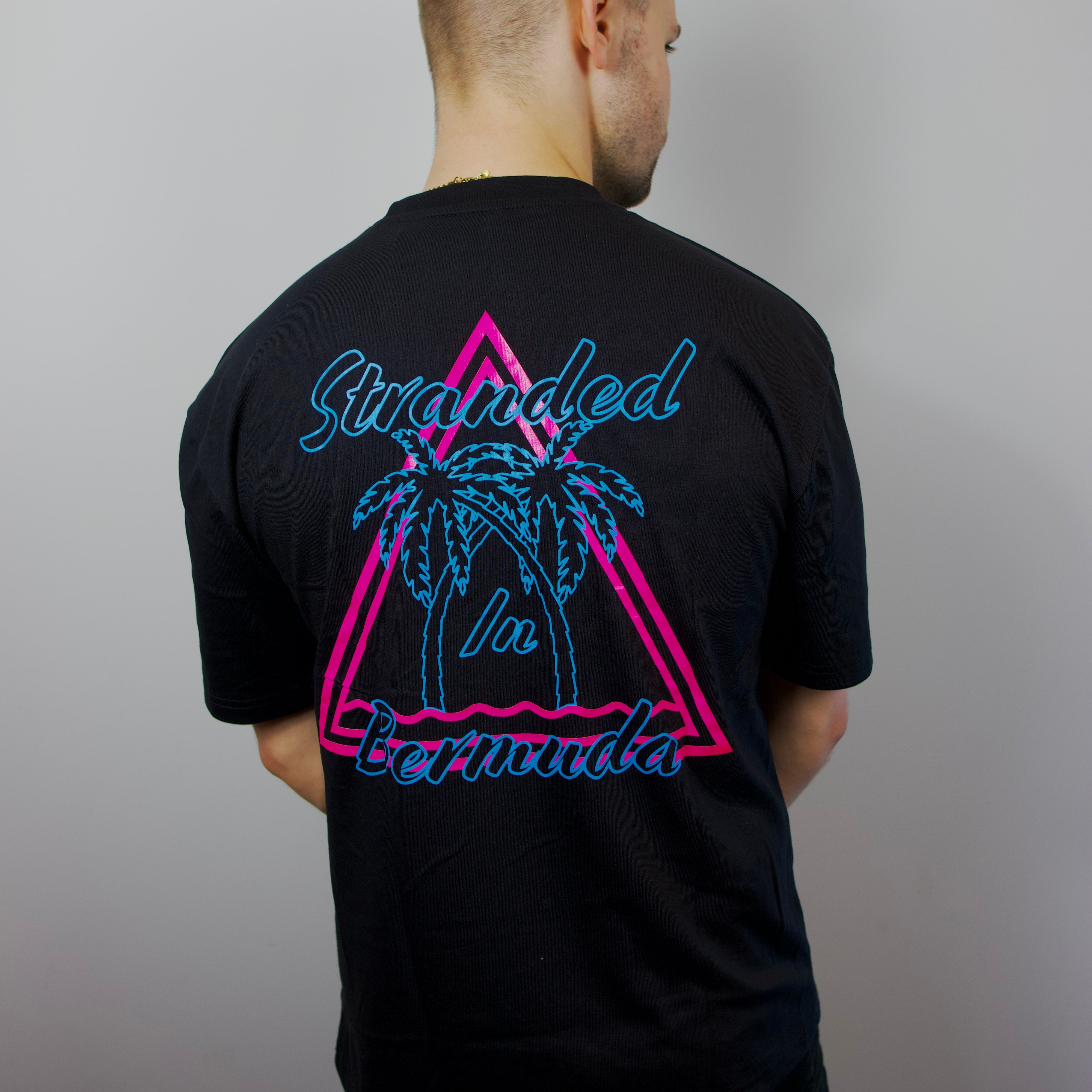 Premium streetwear flat lay luxury stranded tee made in portugal